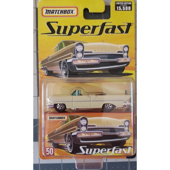 Matchbox Number 50 1957 Lincoln Premiere Factory Sealed Blister with Box 2005 - Picture 1 of 3